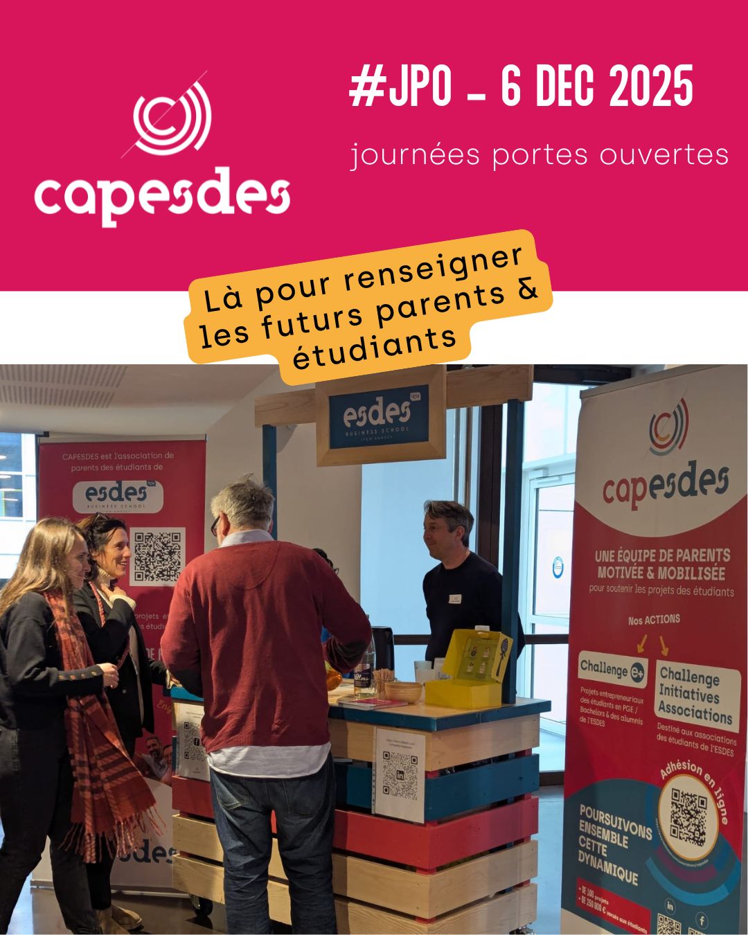 𝐒𝐚𝐦𝐞𝐝𝐢 𝐝𝐞𝐫𝐧𝐢𝐞𝐫 𝟲 𝗱𝗲́𝗰𝗲𝗺𝗯𝗿𝗲 𝟮𝟬𝟮𝟱, 𝐜𝐚𝐩 𝐬𝐮𝐫 𝐥𝐞𝐬 𝐉ournée 𝐏orte 𝐎uverte 𝐝𝐞 𝐥’𝐄𝐒𝐃𝐄𝐒