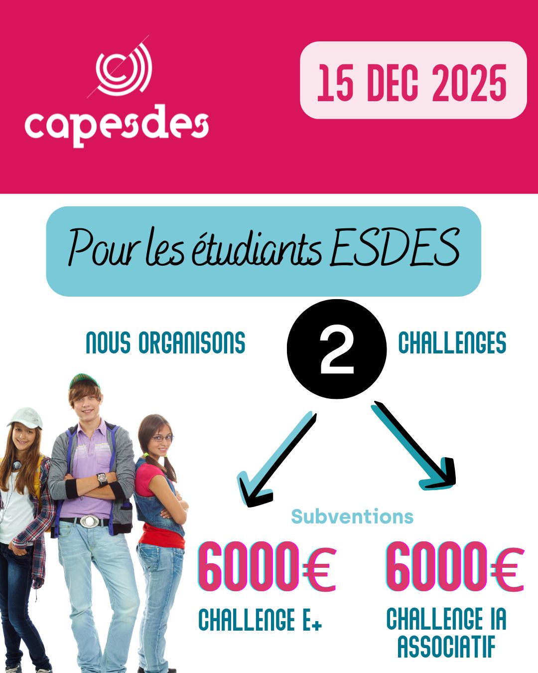 Lancement des challenges CAPESDES 2026